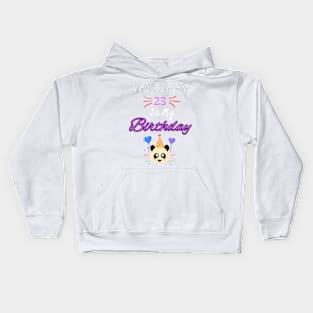 January 23 st is my birthday Kids Hoodie